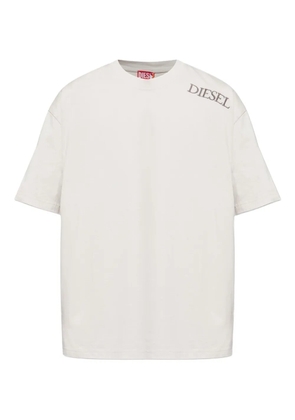 Diesel embroidered-logo T-shirt - White