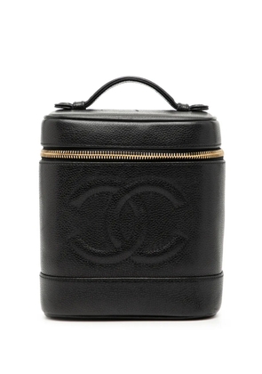 CHANEL Pre-Owned 1996-1997 CC Caviar Case vanity bag - Black