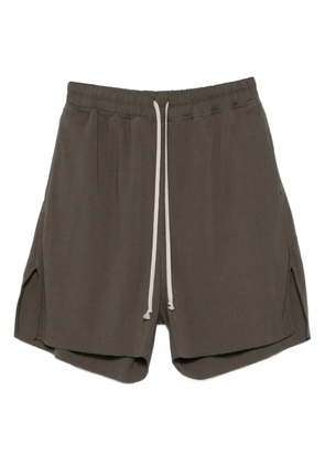 Rick Owens drawstring side-split shorts - Green