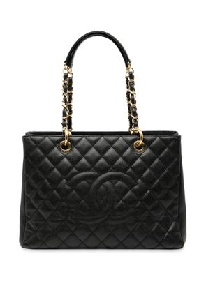 CHANEL Pre-Owned 2014-2015 Caviar Grand Shopping tote bag - Black