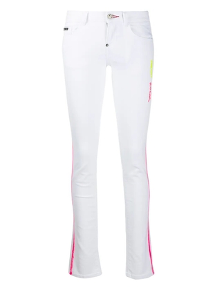 Philipp Plein Neon Rock skinny jeans - White