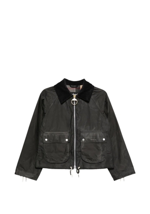 Barbour corduroy-collar jacket - Grey