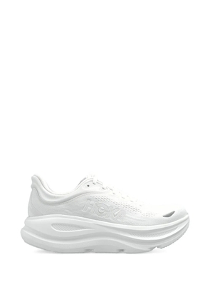 HOKA Bondi 9 logo-detail sneakers - White