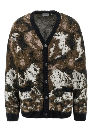 Carhartt WIP Merton jacquard pocket cardigan - Brown