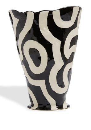 HAY Shadow monochrome vase (25cm) - Black