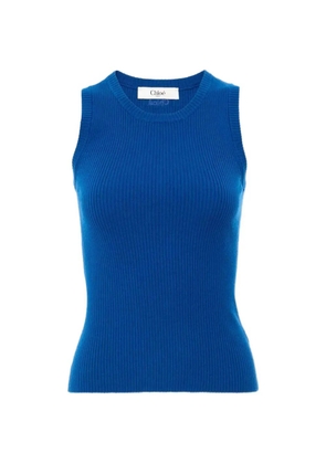 Chloé ribbed-knit tank top - Blue