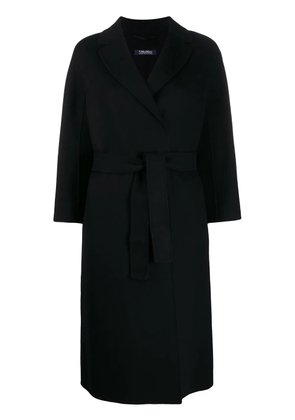 'S Max Mara belted duster coat - Black