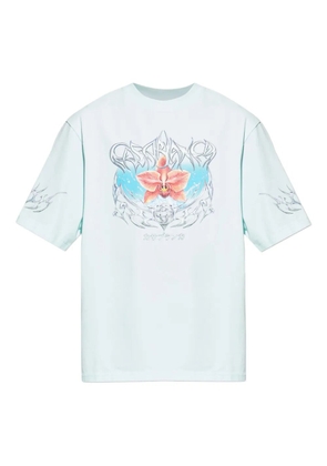 Casablanca print t-shirt - Blue