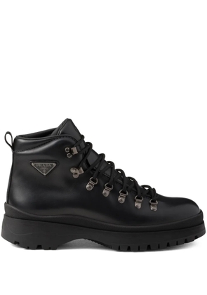 Prada Brixxen leather boots - Black