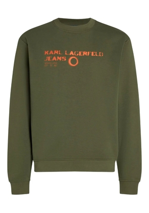 Karl Lagerfeld Jeans Eclipse logo sweatshirt - Green