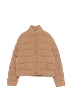 Moncler padded zip-up jacket - Neutrals