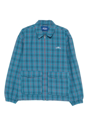 Awake NY checked bomber jacket - Blue