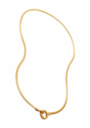 Monica Vinader snake chain necklace - Gold