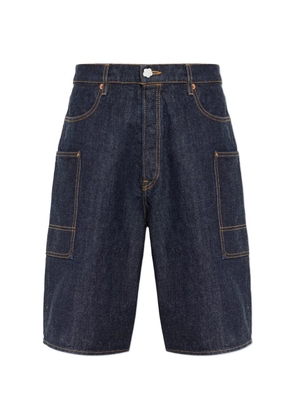 Kenzo cargo-style denim shorts - Blue
