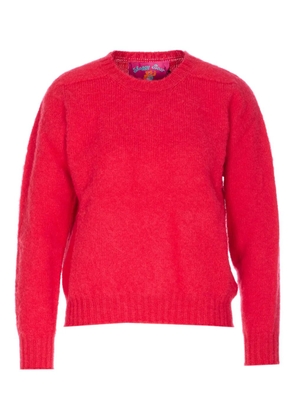 Howlin' haggy striped bear sweater - Red