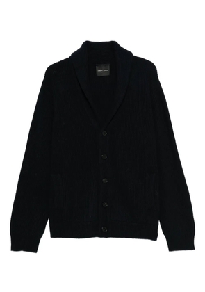 Roberto Collina ribbed-knit cardigan - Blue