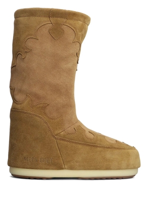 Moon Boot Icon suede boots - Brown