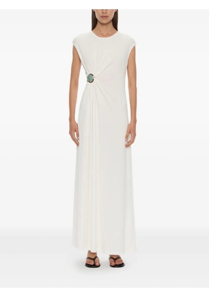 Christopher Esber ruched maxi dress - White