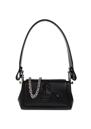 Vivienne Westwood debossed-orb chain-strap shoulder bag - Black