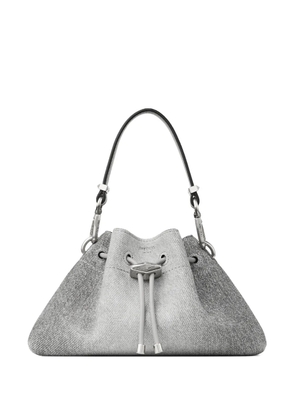 Jimmy Choo small Cinch drawstring shoulder bag - Grey