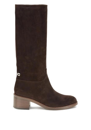 Carel Paris 50mm Brighton side-zip suede boots - 30