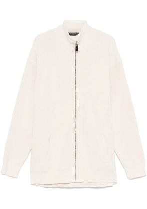 Balenciaga zip-up cardigan - White