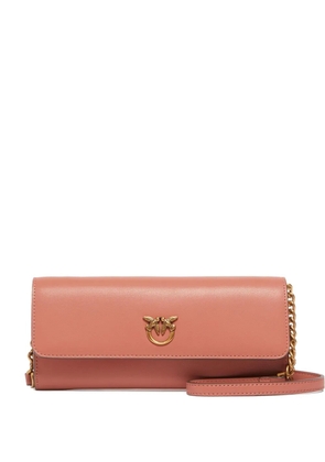 PINKO chain-strap leather wallet - Neutrals