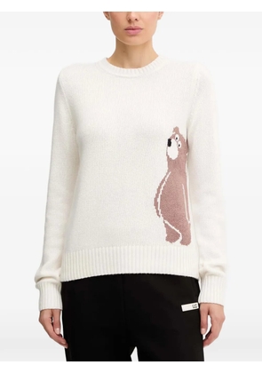 Ea7 Emporio Armani wool blend sweater - White