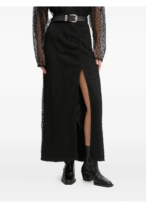 IRO slit midi skirt - Black