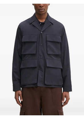 Norse Projects Mads multi-pocket overshirt - Blue