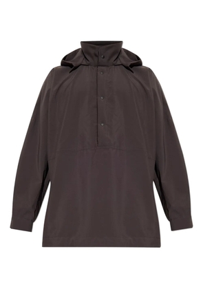 Homme Plissé Issey Miyake hooded jacket - Brown
