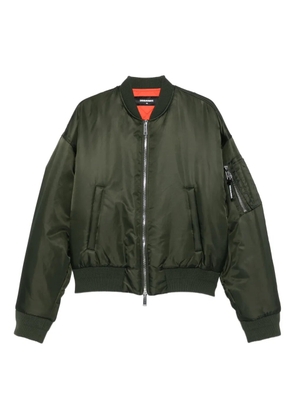 DSQUARED2 zip-front bomber jacket - Green