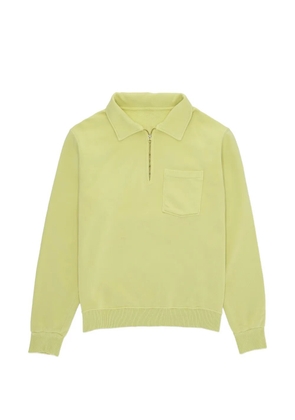Fortela Yale zip-up woven sweatshirt - Green