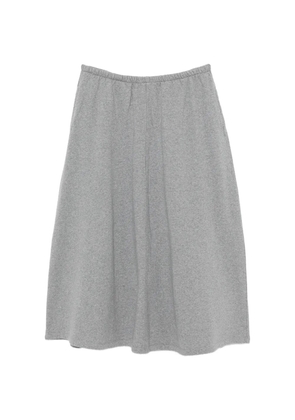 Alexander Wang cotton terry midi skirt - Grey
