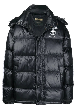 Moschino padded hooded coat - Black