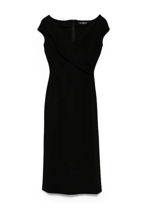 Ermanno Scervino short-sleeve midi dress - Black