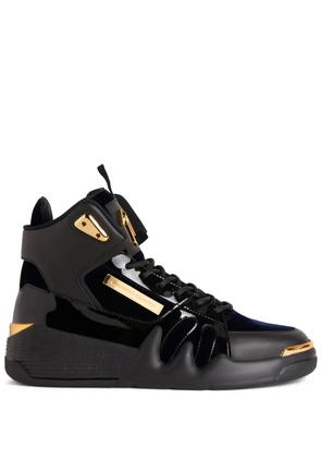 Giuseppe Zanotti Talon high-top leather sneakers - Blue