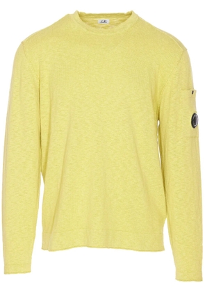 C.P. Company logo sweater - Yellow