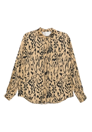 Forte Forte animal-print shirt - Neutrals