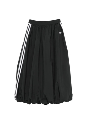adidas stripe-detail maxi skirt - Black