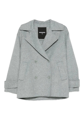 Patrizia Pepe double-breasted long-sleeve jacket - Grey