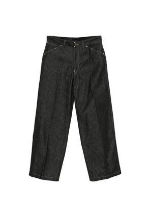 LEMAIRE studs-detail five-pockets jeans - Black