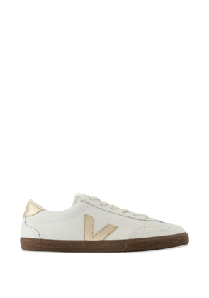 VEJA smooth leather volley sneakers - White