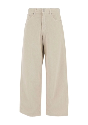 Haikure corduroy trousers - Neutrals