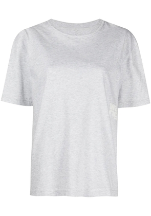 Alexander Wang logo-print cotton T-shirt - Grey