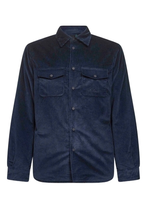 MC2 Saint Barth snap-buttoned corduroy jacket - Blue