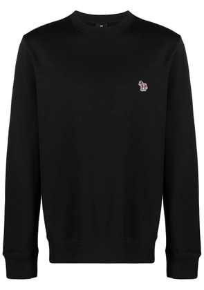PS Paul Smith zebra-logo organic cotton sweatshirt - Black