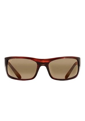 Maui Jim Peahi rectangle-frame sunglasses - Red