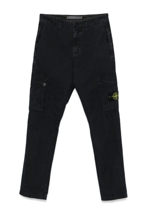 Stone Island Compass-patch cargo pants - Blue
