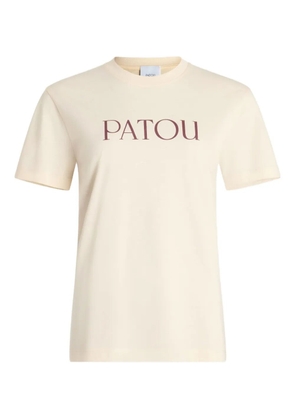 Patou logo-print t-shirt - Neutrals